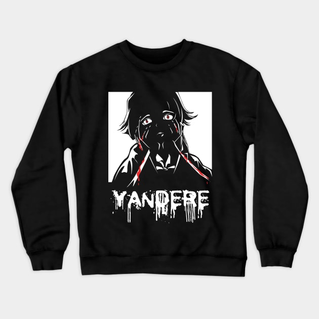 Anime Tshirt Yandere Mirai Nikki Crewneck Sweatshirt by Anime Gadgets